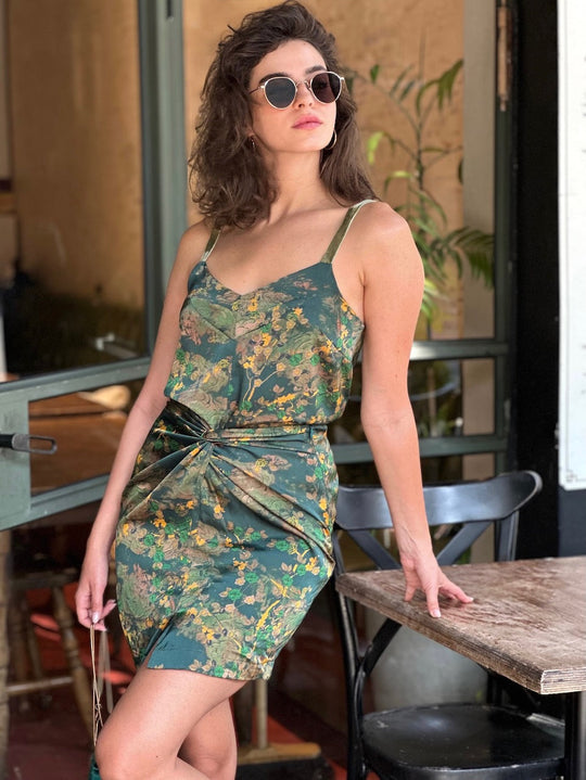 גופיית אתנה - ירוק בקבוק