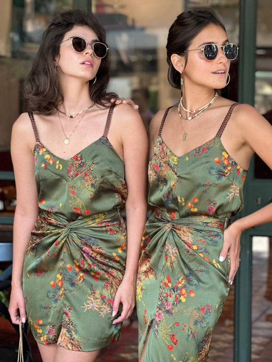 גופיית אתנה - ירוק זית