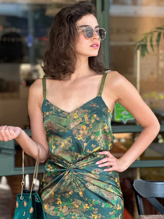 גופיית אתנה - ירוק בקבוק