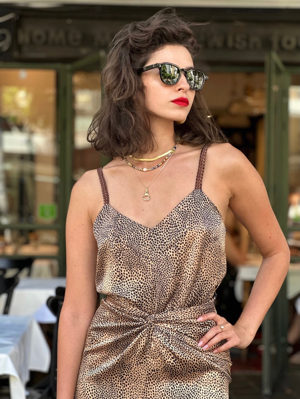 גופיית אתנה - ניוד מנומר