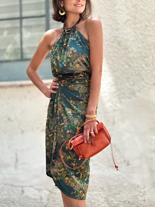 חצאית פלמה - ירוק בקבוק