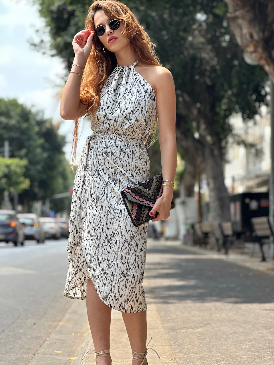 חצאית פלמה - לבן