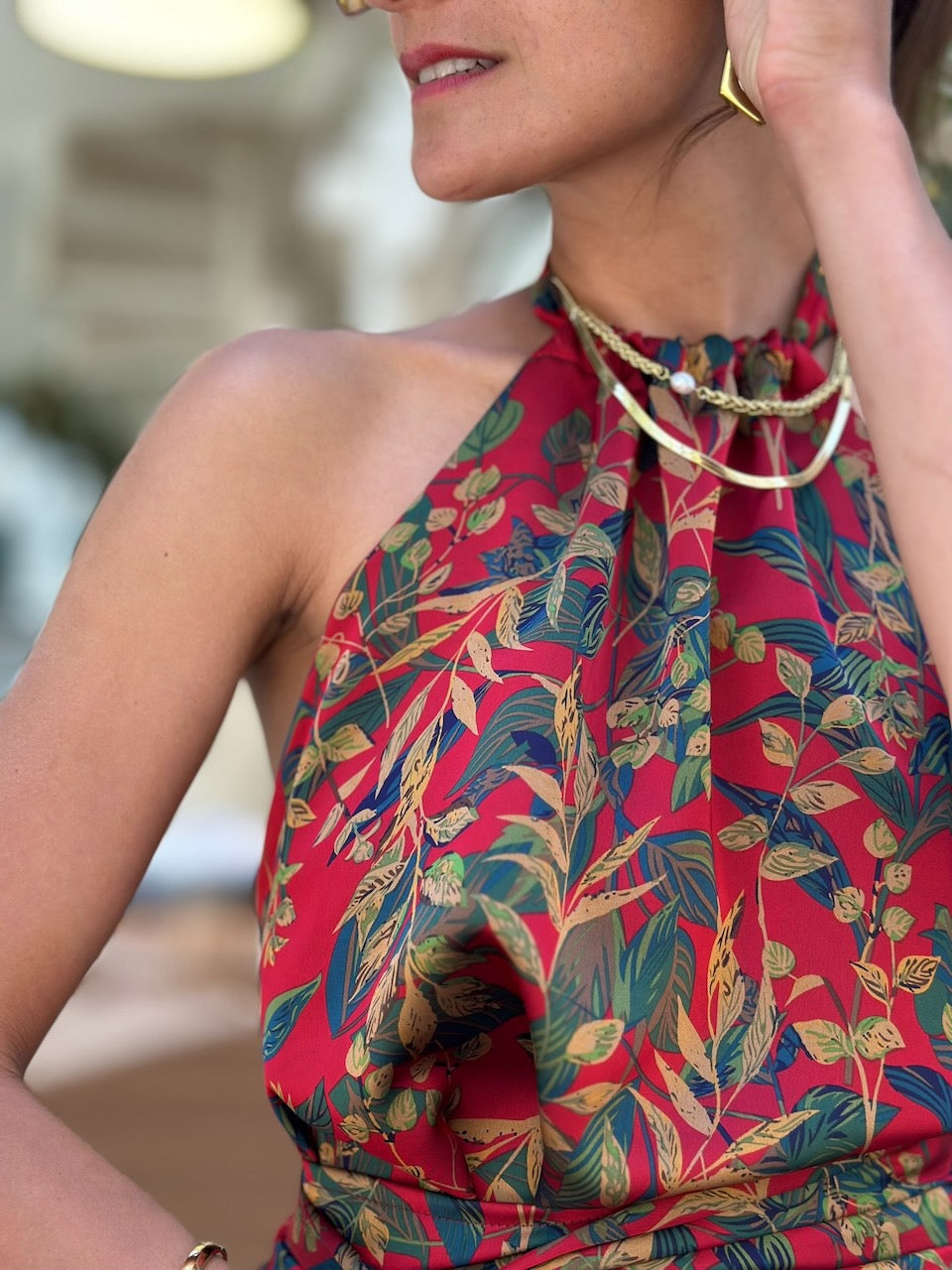 טופ קירה - אדום עלים