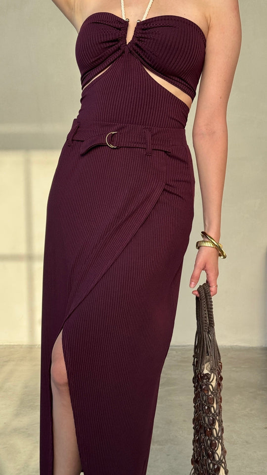 סט אלכס - סגול חציל