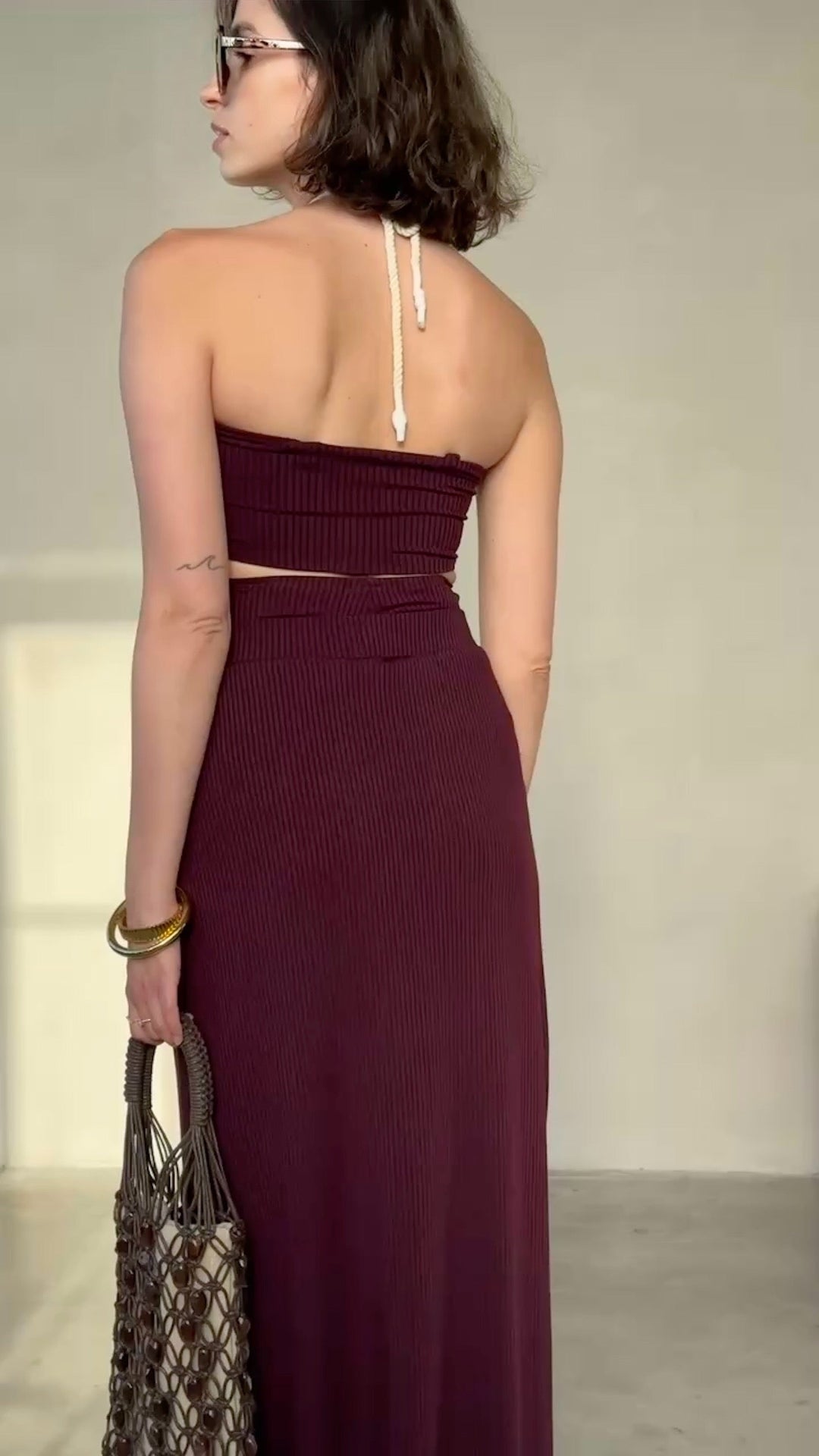 סט אלכס - סגול חציל