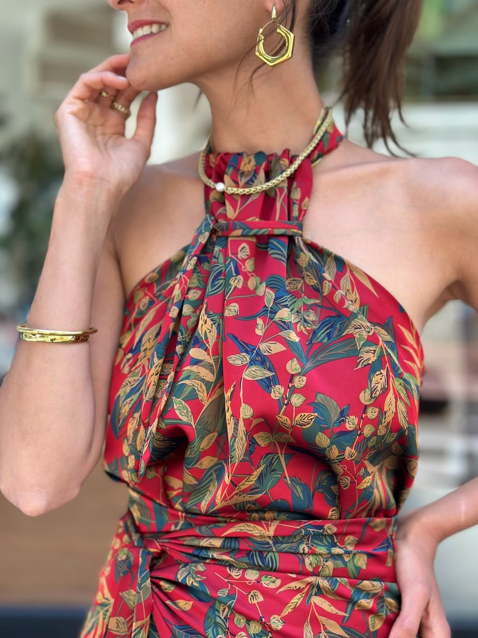 טופ קירה - אדום עלים