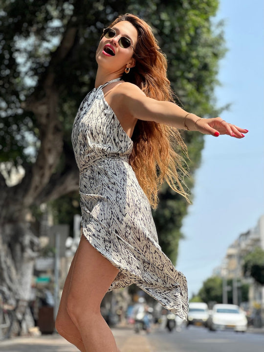 חצאית פלמה - לבן