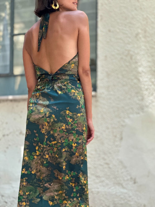 חצאית פלמה - ירוק בקבוק