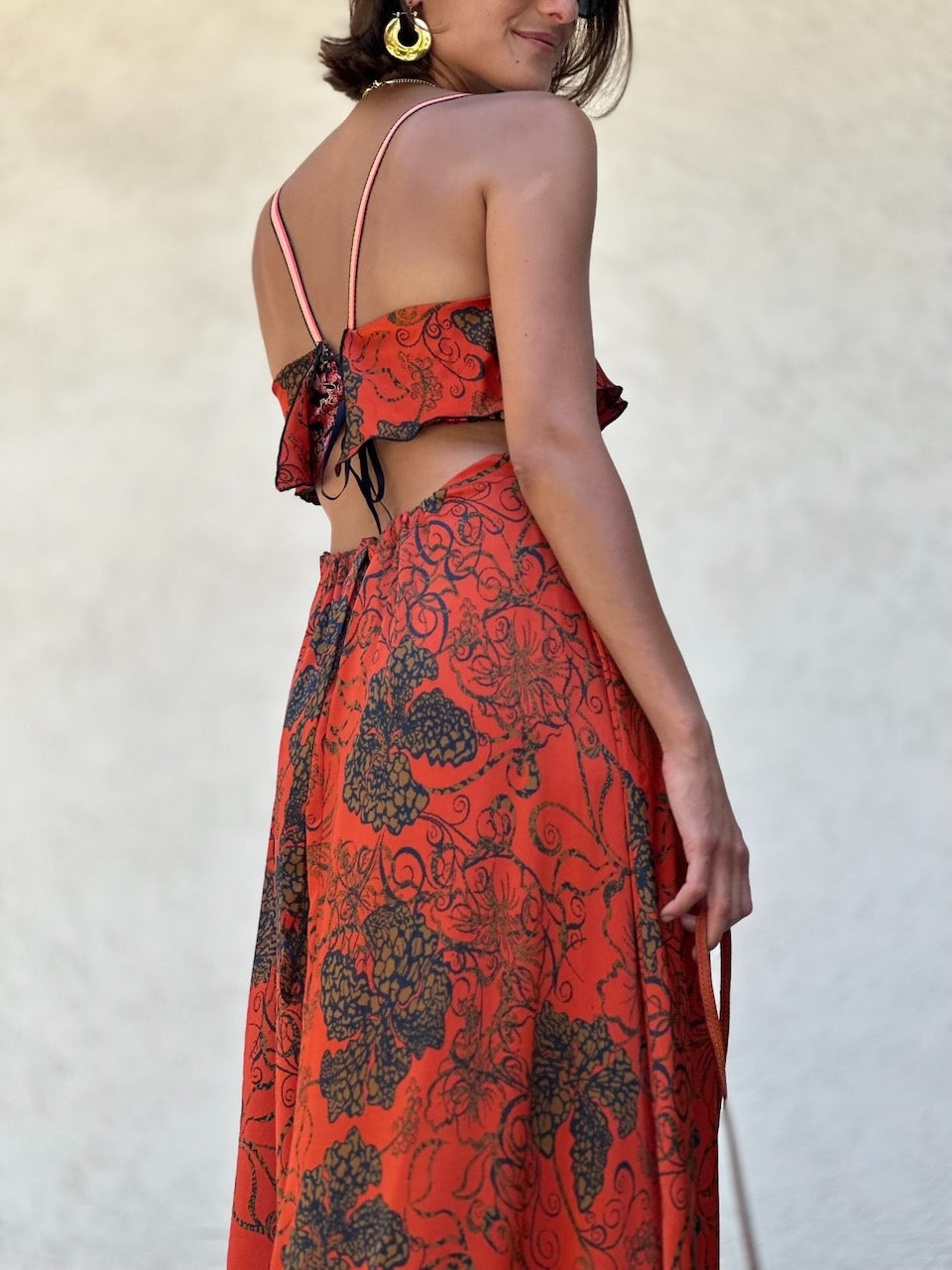 שמלת כרמן - בריק פרחוני