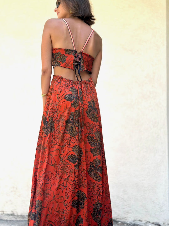 שמלת כרמן - בריק פרחוני