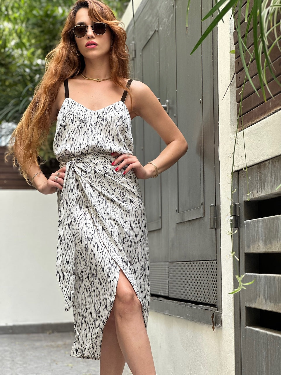 חצאית פלמה - לבן