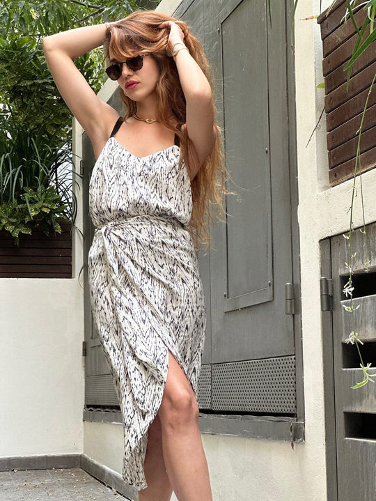 חצאית פלמה - לבן