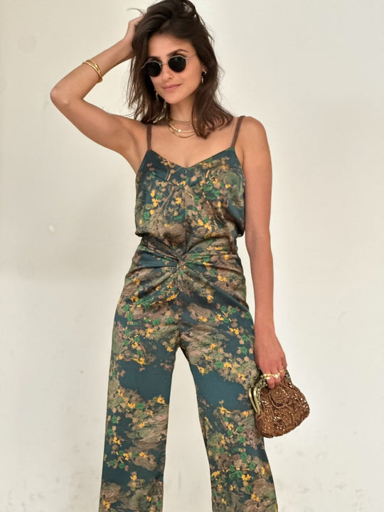 גופיית אתנה - ירוק בקבוק