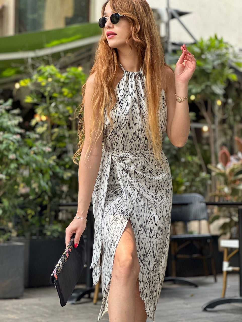 חצאית פלמה - לבן