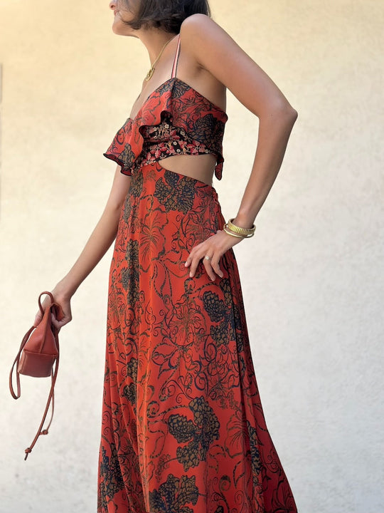 שמלת כרמן - בריק פרחוני