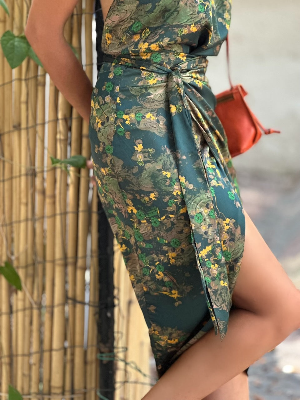 חצאית פלמה - ירוק בקבוק