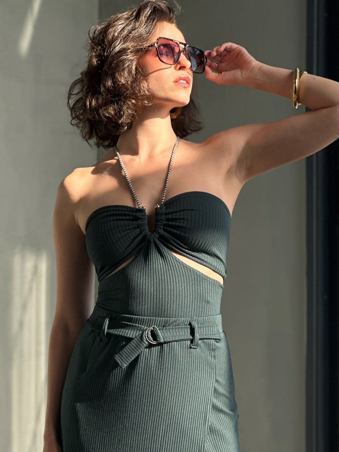 סט אלכס - ירוק בקבוק