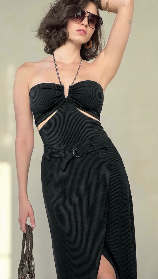 חצאית אלכס - שחור