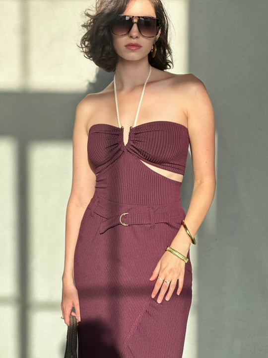 סט אלכס - סגול חציל