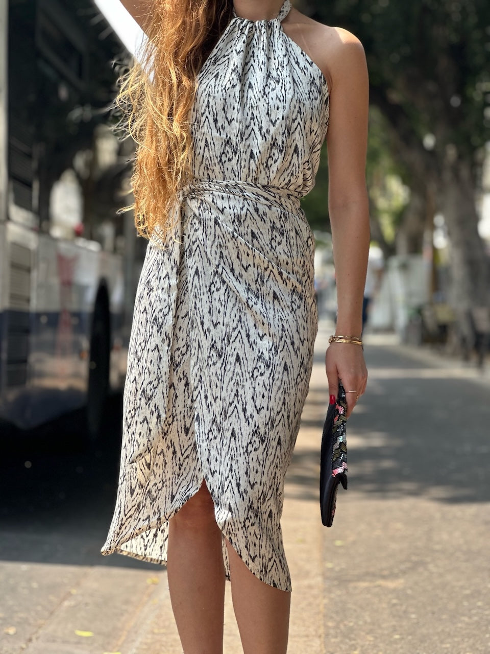 חצאית פלמה - לבן