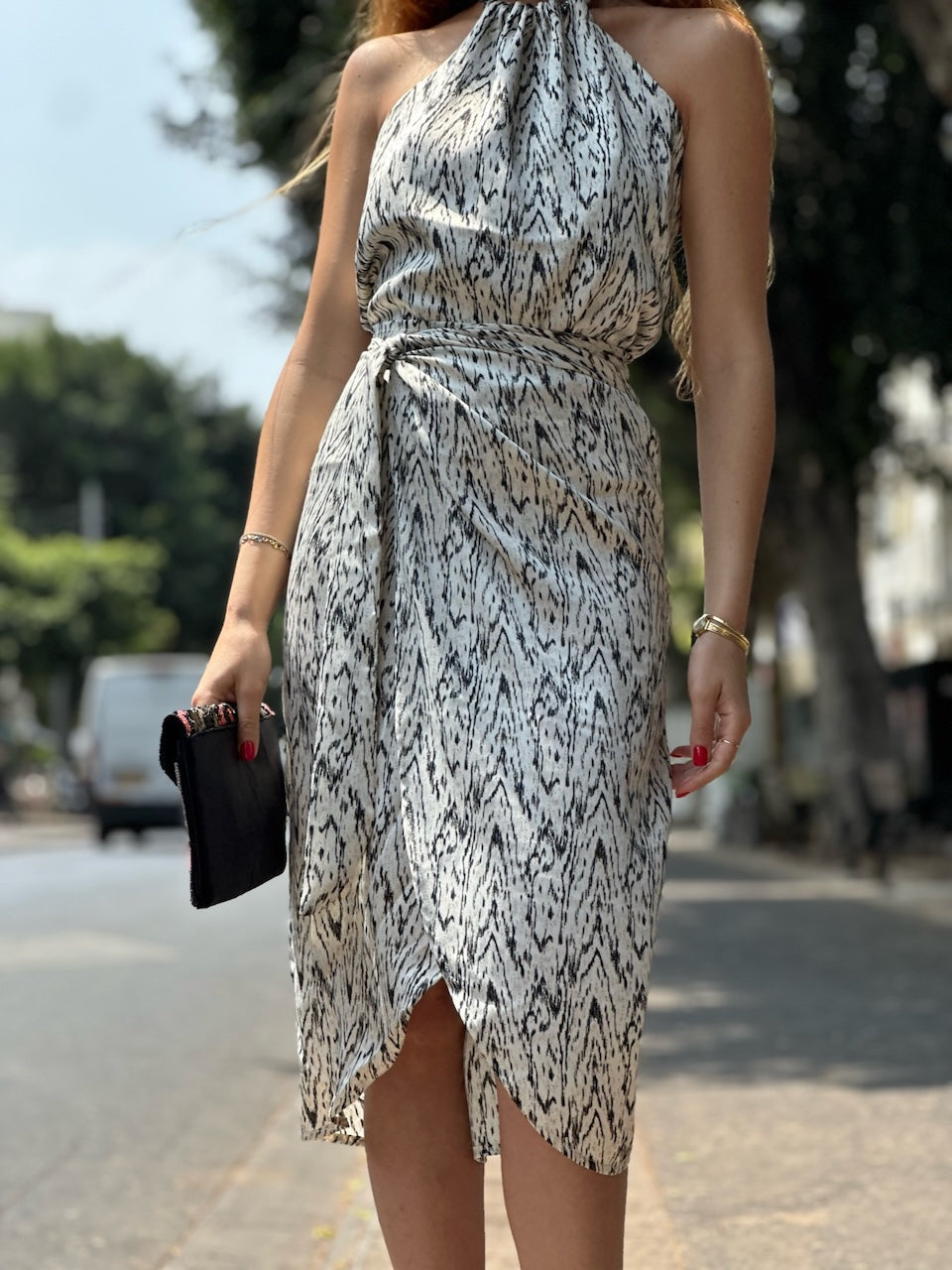 חצאית פלמה - לבן