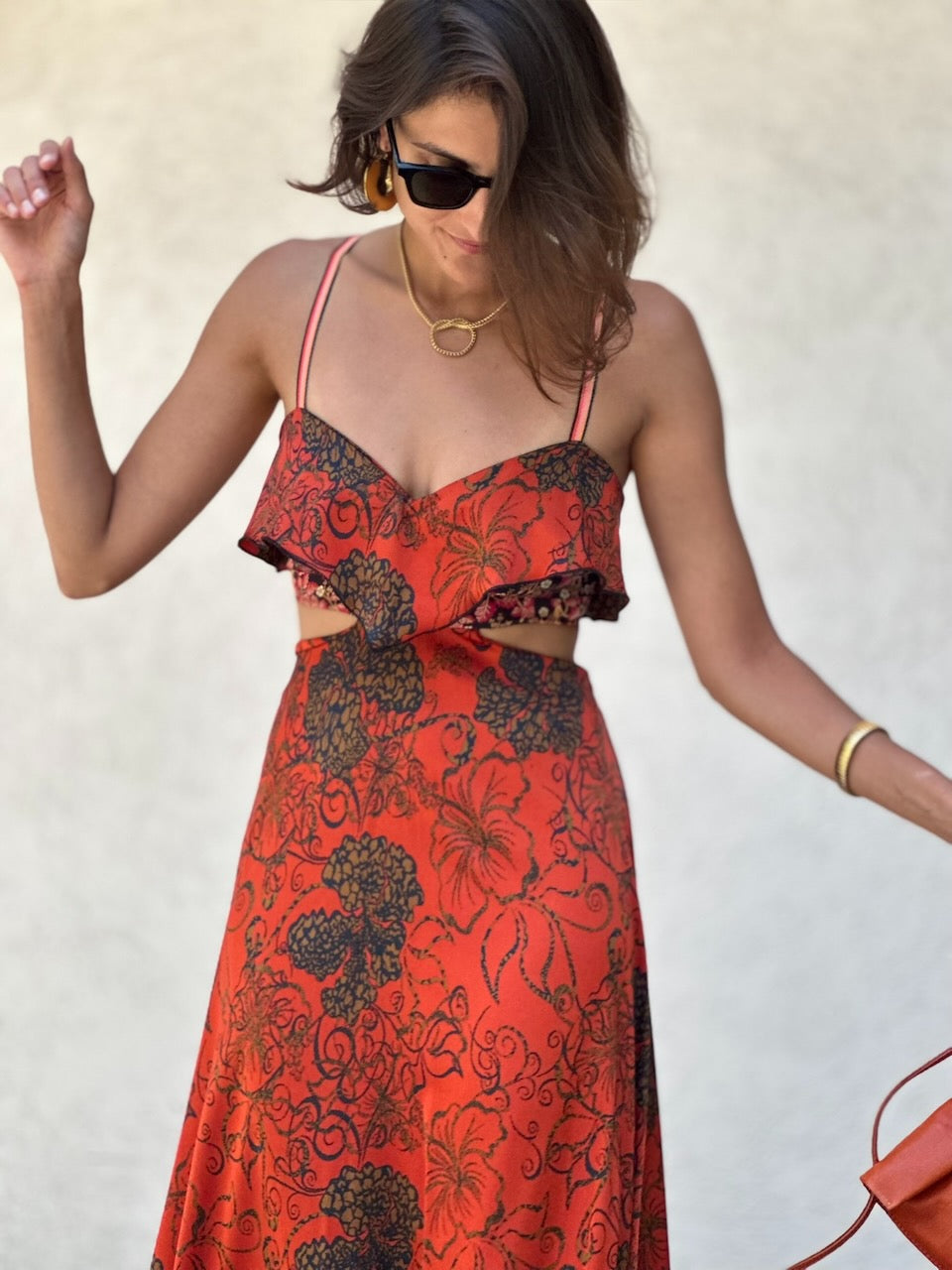 שמלת כרמן - בריק פרחוני