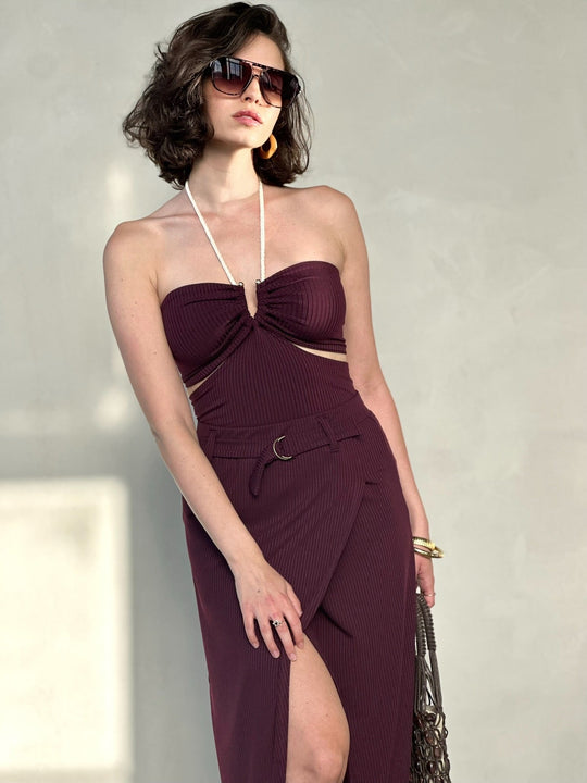 סט אלכס - סגול חציל