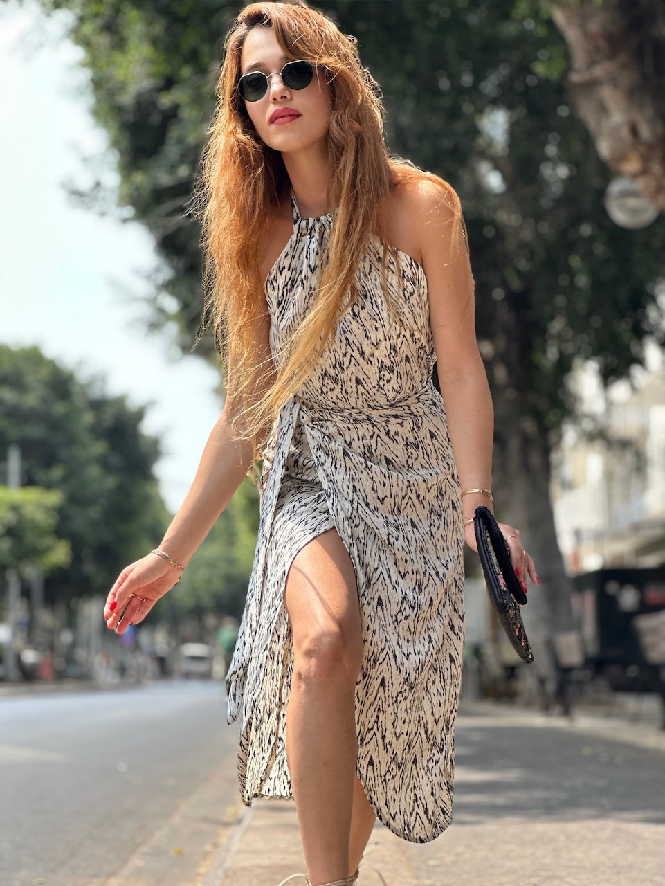 חצאית פלמה - לבן